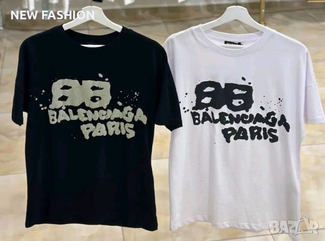 Дамски Памучни Тениски : XS -2XL : BALENCIAGA , снимка 1 - Тениски - 46759289