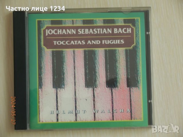 Johann Sebastian Bach - Toccatas and fugues / Helmut Walcha - 1963, снимка 1 - CD дискове - 45931921