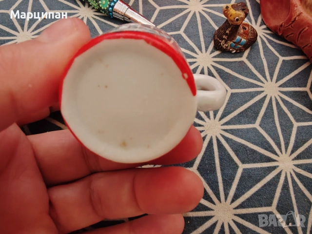 Миниатюрна чашка, снимка 3 - Колекции - 51523616