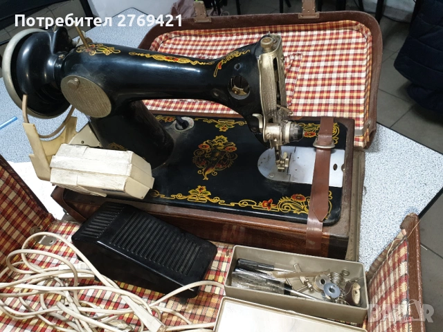 Шевна машина UNION - електрическа, снимка 2 - Шевни машини - 53839877