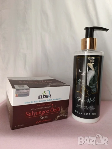 Промо комплект 55-парфюмен лосион за тяло+крем с екстракт от охлюв