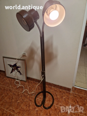 Уникална рядка антикварна шведска подова лампа , снимка 11 - Антикварни и старинни предмети - 53932629