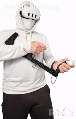 Нов Приклад за VR контролери Quest 2/3, лек, стабилен, бързо сваляне, снимка 2 - Аксесоари - 53693854