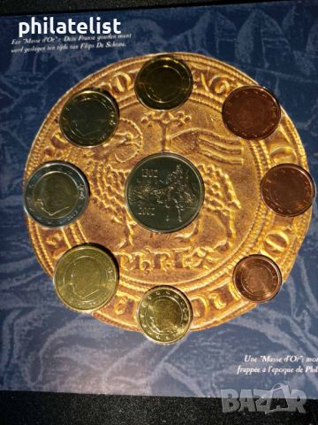 Белгия 2002 - Комплектен банков евро сет от 1 цент до 2 евро + възпоменателен медал, снимка 2 - Нумизматика и бонистика - 45583828