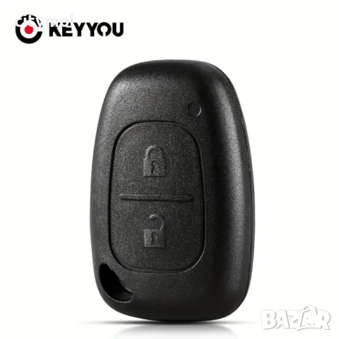 Кутийка за ключ Renault с 2 бутона за Renault/Dacia: Clio, Kangoo, Master, Modus, Trafic,Twingo