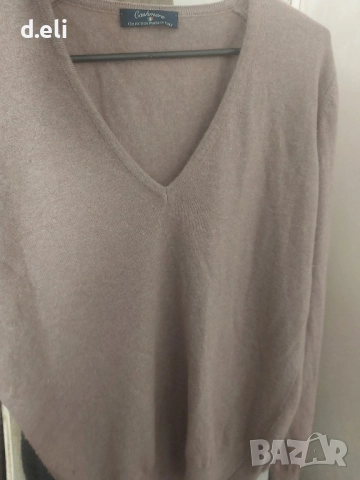 Cashmere Italy 🇮🇹 Size M-L Кашмир, Вълна, Коприна , снимка 2 - Блузи с дълъг ръкав и пуловери - 47628758