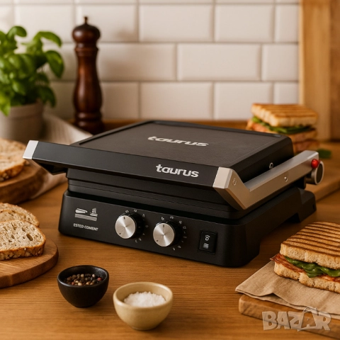 Грил 2в1 Taurus Bistro Gourmet, снимка 9 - Друга електроника - 51897501
