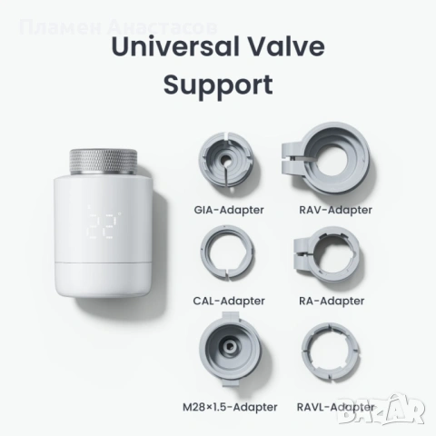 SwitchBot Smart Radiator Thermostat – смарт термостат за радиатор с WiFi и управление от телефон, снимка 2 - Друга електроника - 53632330