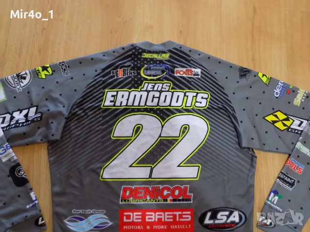 мото крос тениска jecallra mtb блуза вело джърси колоездене мъжко оригинал slim fit XL, снимка 3 - Спортни дрехи, екипи - 49833161