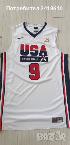 Nike Jordan #9 USA Dream Team 1992 Mens Size L ОРИГИНАЛ! МЪЖКИ Баскетболен ПОТНИК!, снимка 1 - Спортни дрехи, екипи - 45843305