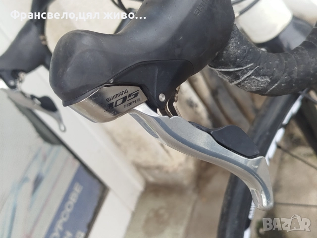 28 цола алуминиев велосипед колело размер 52,тип гравъл 3 по 10 скорости Shimano 105, снимка 2 - Велосипеди - 52856782