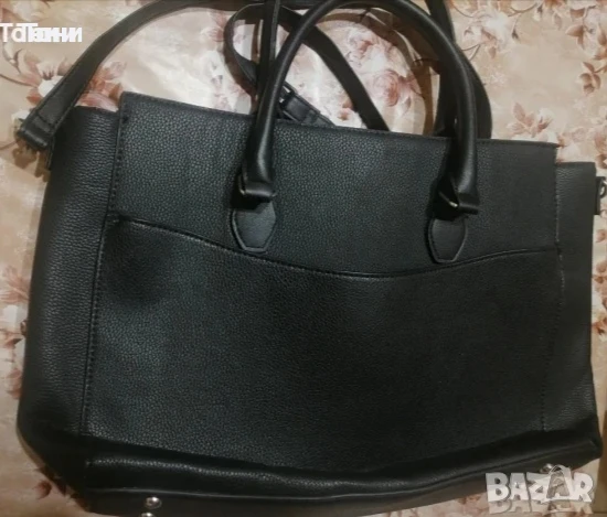 PRIMARK Оригинал Нова Дамска Голяма Чанта Изцяло от Естествена Кожа