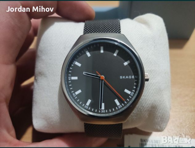 Мъжки стилен титаниев Часовник  Skagen SKW 6387, снимка 2 - Мъжки - 46600724