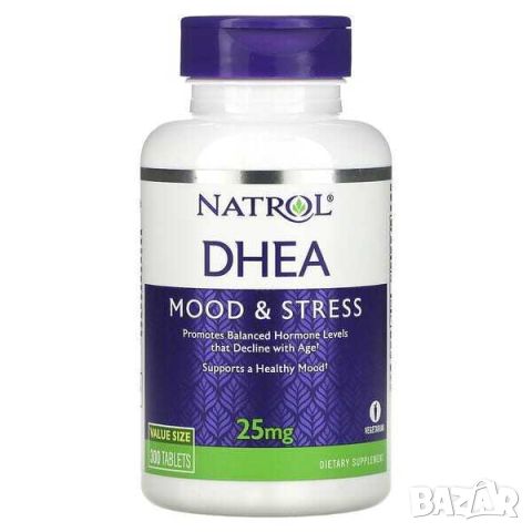 Natrol DHEA, 25 mg, 300 таблетки, снимка 1 - Хранителни добавки - 45931365