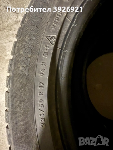 Зимни гуми Continental 225/50 R17, снимка 4 - Гуми и джанти - 52539898