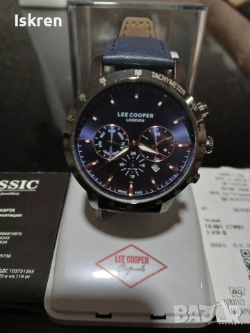 Продавам чисто нов мъжки часовник Lee Cooper 