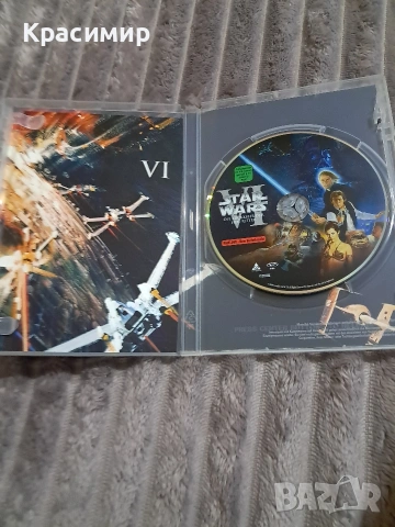 Трилогия Star Wars DVD - Междузвездни войни IV, V и VI, снимка 12 - DVD филми - 53407828