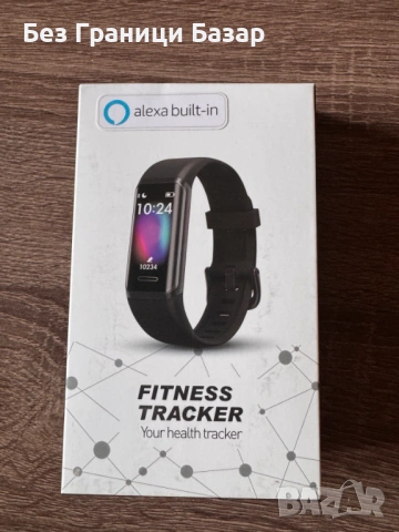 Нова Смарт фитнес гривна с Alexa Built-in – пулсомер, крачкомер и мониторинг на съня