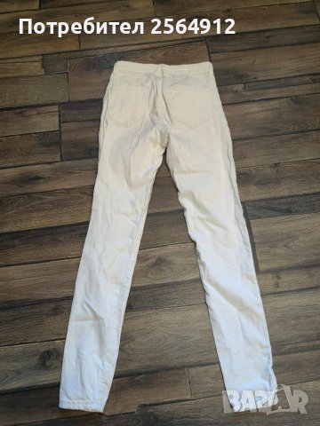 продавам бял дамски панталон , снимка 2 - Панталони - 45236102