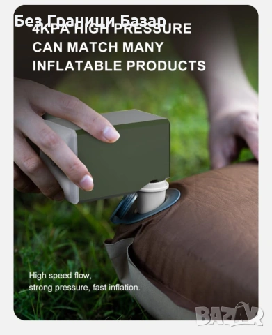 Нова Мини помпа за дюшек/басейн/топки + къмпинг лампа + вентилатор, снимка 9 - Друга електроника - 53693704