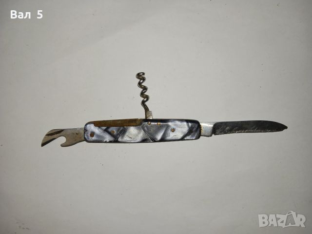Старо джобно ножче СЪРП И ЧУК . Нож , ножка, снимка 1 - Антикварни и старинни предмети - 45235517