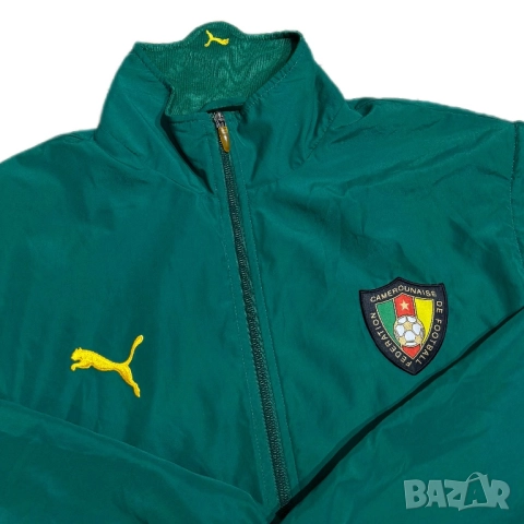 Мъжко горнище Puma x Cameroon 2002 става и на елек | L, снимка 4 - Спортни дрехи, екипи - 51497869