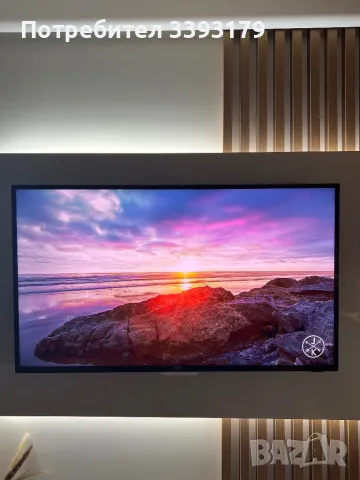 Телевизор Philips 4K UHD LED SMART TV 50” 50PUS6504, снимка 1 - Телевизори - 49193706