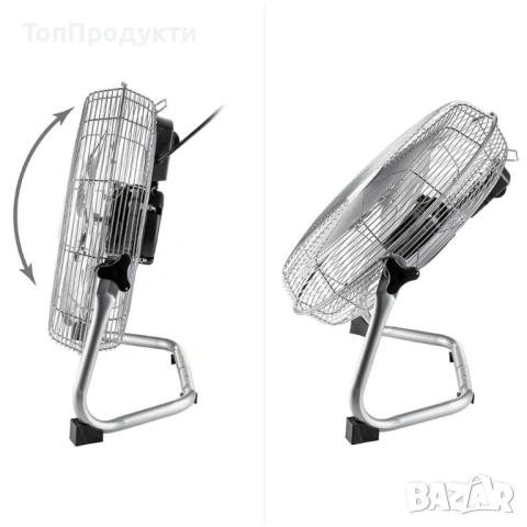 Вентилатор подов Muhler, 60W, индустриален, метален, снимка 5 - Вентилатори - 53151401