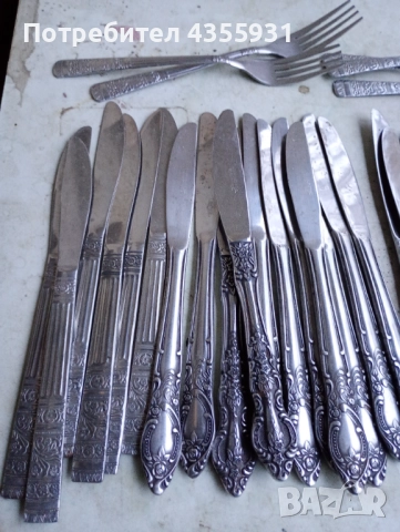 стари немски прибори  хранене  старинни немски прибори за хранене антикварни прибори , снимка 2 - Антикварни и старинни предмети - 50700317