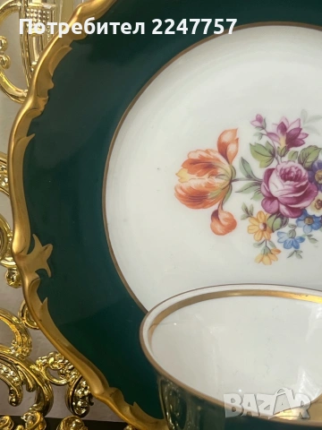 Порцеланов сет за кафе, снимка 4 - Антикварни и старинни предмети - 53137726