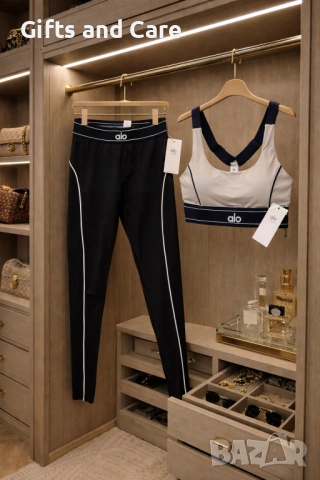 Комплект от стягащ клин alo yoga и бюстие alo yoga