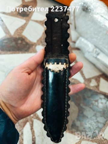 стар сопотски нож , снимка 7 - Ножове - 52575311