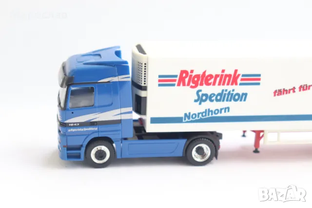 HERPA 1:87 H0 MERCEDES ACTROS КАМИОН TIR МОДЕЛ KОЛИЧКА, снимка 2 - Колекции - 50044689