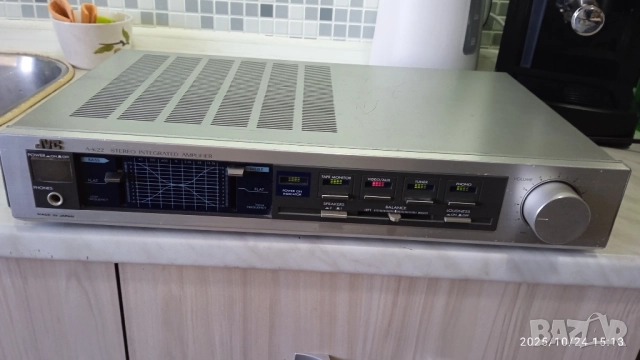 JVC A-K22 усилвател ретро 1983г. жвц  а к 22 amplifier stereo, снимка 3 - Ресийвъри, усилватели, смесителни пултове - 52167783
