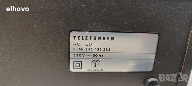 Дек Telefunken RC 100#1, снимка 6 - Декове - 53028662