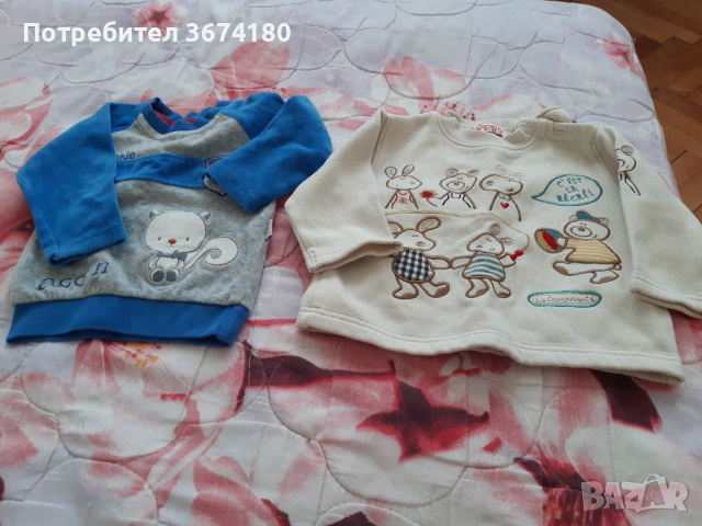 Продавам бебешки  блузки и панталончета р- р 68/74, снимка 7 - Комплекти за бебе - 43009576