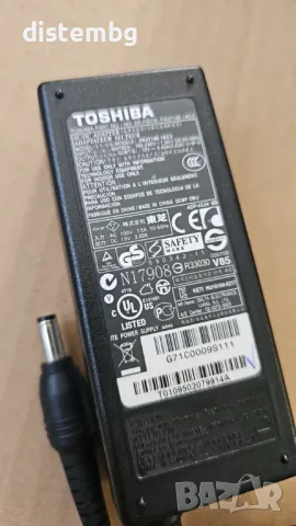 Адаптер за лаптоп ОРИГИНАЛЕН (Зарядно за лаптоп) TOSHIBA 19V 3.42A 65W, снимка 1 - Кабели и адаптери - 47107693