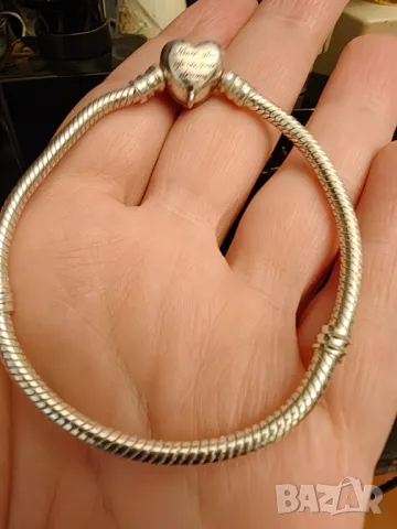 Пандора оригинална сребърна гривна, снимка 5 - Гривни - 49668453