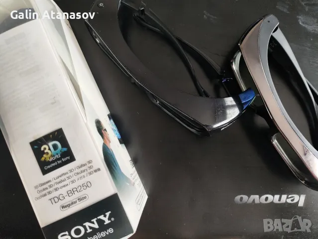 3D очила SONY TDG-BR100 и TDG-BR250, снимка 1 - Стойки, 3D очила, аксесоари - 48662459