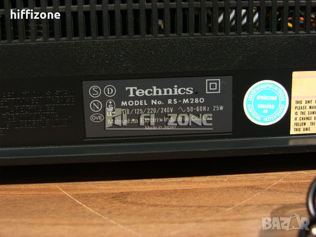 ДЕК  Technics rs-m280 , снимка 11 - Декове - 46271118