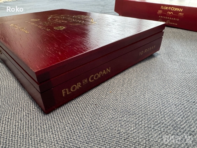 Кутия от пури Flor De Copan Aniversario лимитирана, снимка 4 - Колекции - 51609582