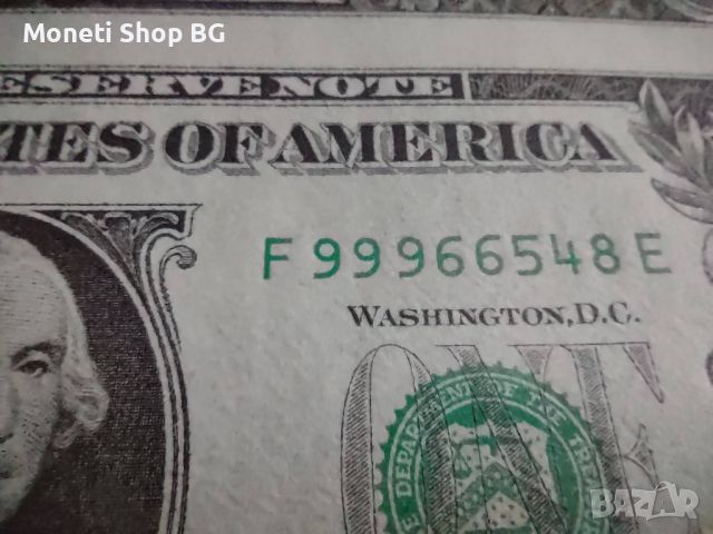 Уникално пано от 4бр. банкноти 1 долара , снимка 6 - Нумизматика и бонистика - 46475243