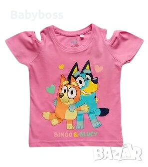 Модерна блуза за момиче Блуи Bluey, снимка 3 - Детски тениски и потници - 54288571