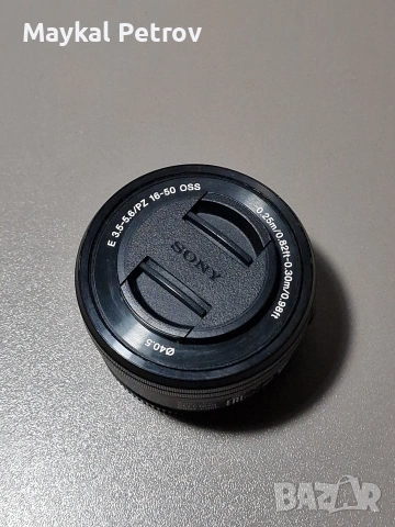 Обектив Sony SELP1650 E PZ 16-50mm f/3.5-5.6 OSS, снимка 2 - Обективи и филтри - 53304456