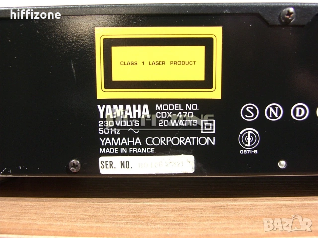 CD плеър   Yamaha cdx-470 , снимка 7 - Ресийвъри, усилватели, смесителни пултове - 54165420