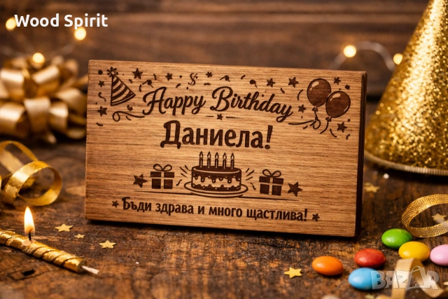 персонализирана картичка , снимка 2 - Подаръци за рожден ден - 53972789