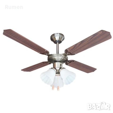 Вентилатор 42’’ Muhler, таванен, осветление 