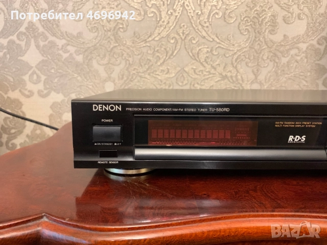Продавам тунер Denon TU 580 RD, снимка 2 - Аудиосистеми - 52964153