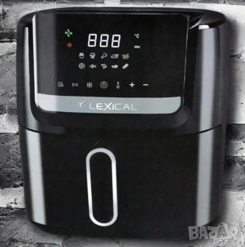 Еър фрайър с тъч скрийн Lexical Airfryer LAF-3045, снимка 3 - Други - 46906895