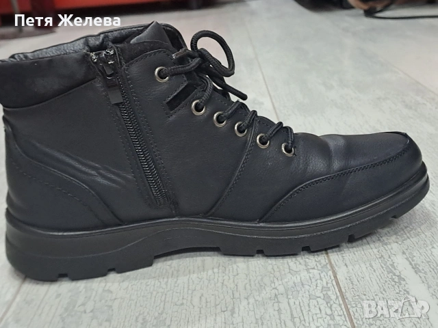 Мъжки кожени боти N42, снимка 9 - Мъжки боти - 53235027